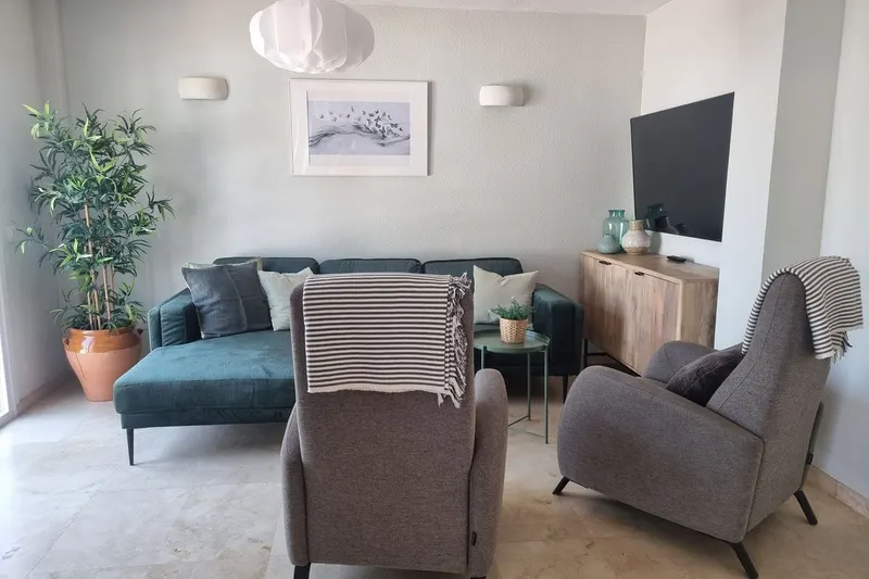 The living room at Casa Agnethe