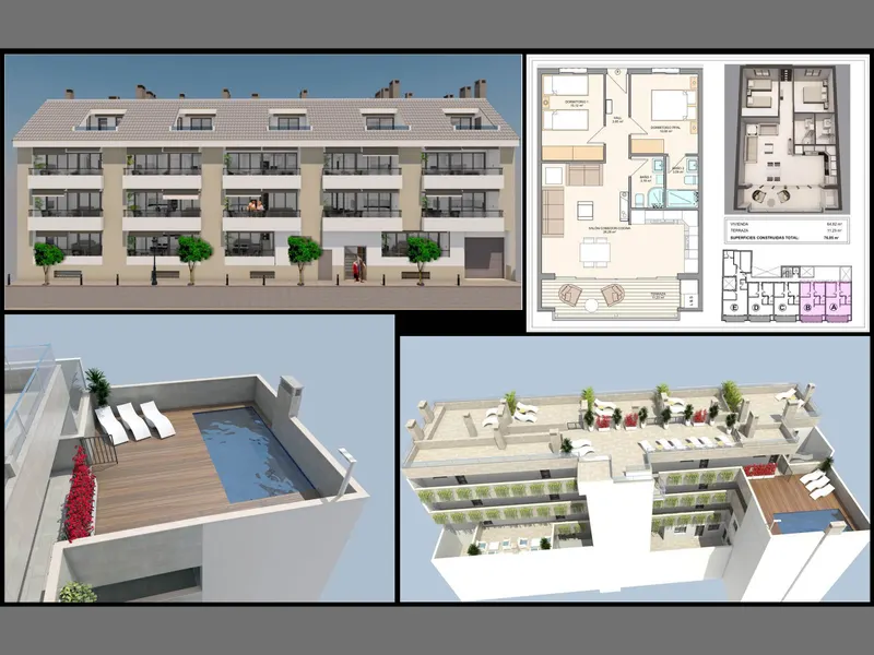 3D view of the building