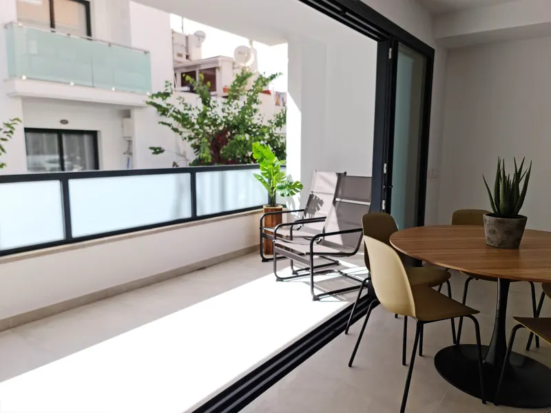 The terrace doors open to full width
