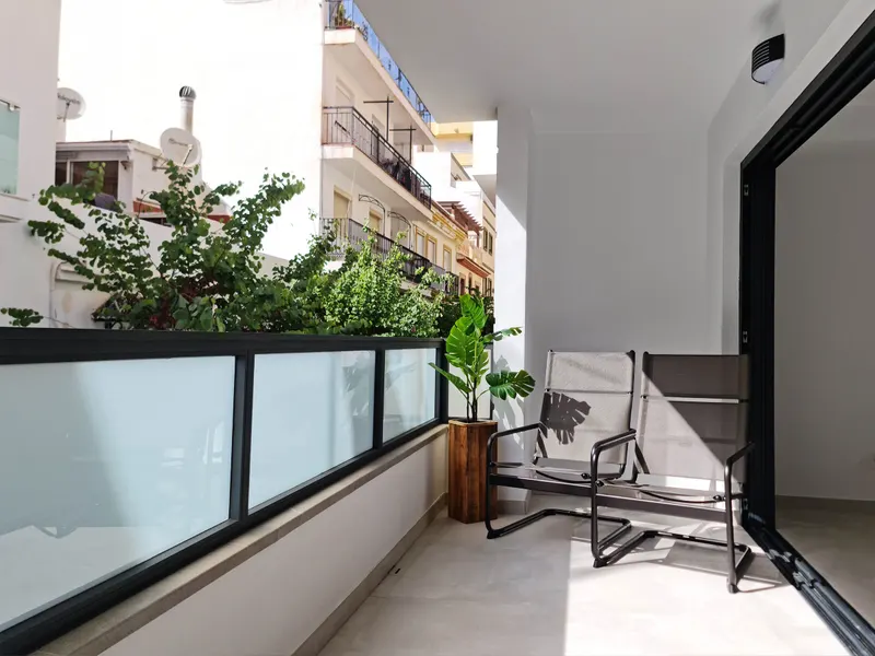 The terrace
